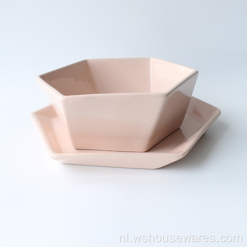 Nordic Dining Servies Schotel Set Huishoudelijke ins Rood